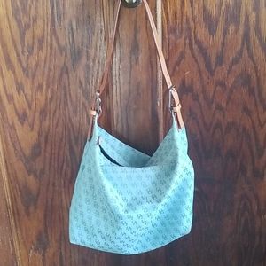 Dooney & Burke Baby Blue Monogram Bag